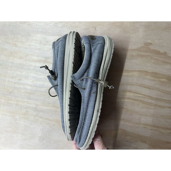 Hey Dude Wally Mens L Stretch Slip-0n Shoes Size 11 Color Steel Gray Comfort - Picture 5 of 6